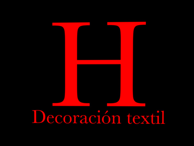 H decoración textil